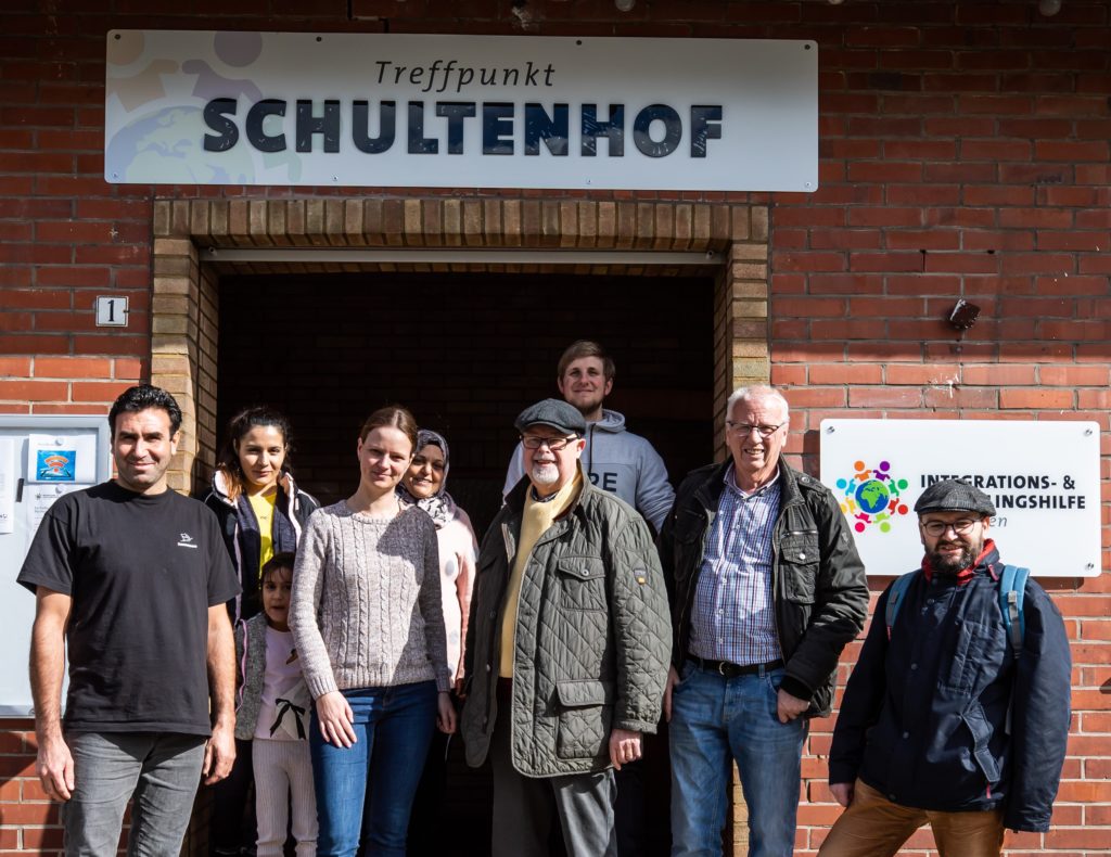 Pilgern mit Geflüchteten und Migranten