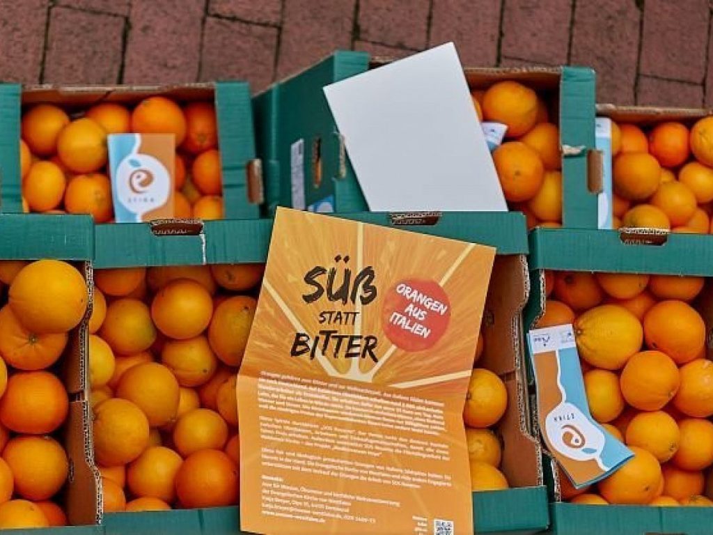 Orangen ohne Sklaverei