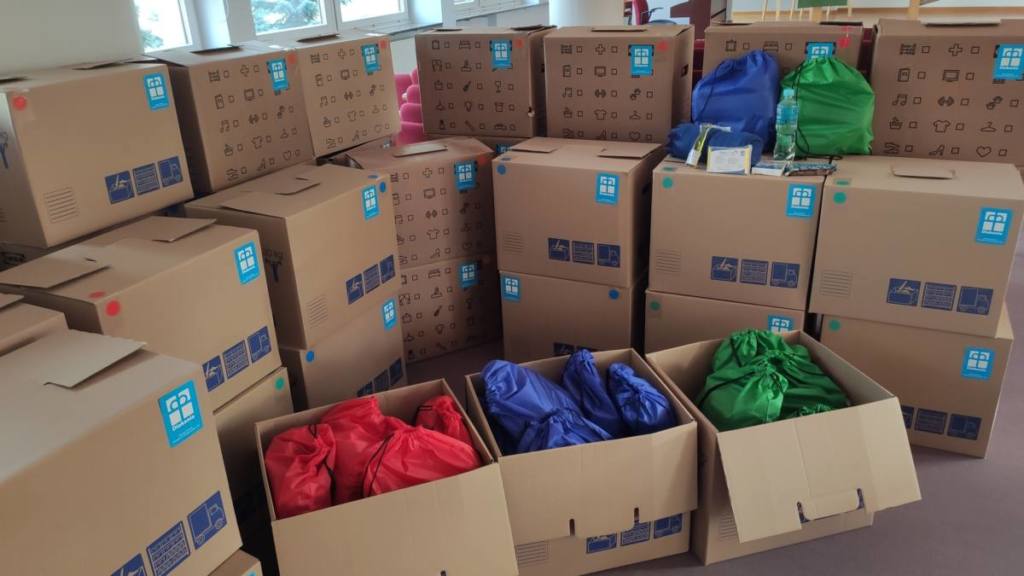 Hilfe für Geflüchtete an polnischer Grenze