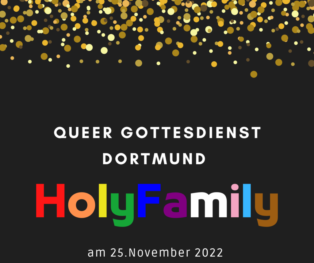 Familie ist verschieden. Familie ist heilig. Holy Family.  